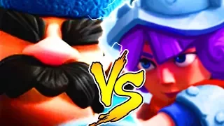 ОХОТНИК ПРОТИВ МУШКЕТЕРА| HUNTER VS MUSKETEER CLASH ROYALE BATTLE