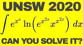 UNSW Integration Bee 2020 Finals #2