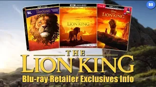 Lion King (2019) Blu-ray Retailer Exclusives Info