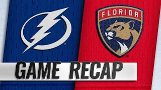 Kucherov scores twice as Lightning beat Panthers