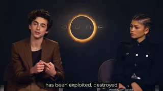 Timothée Chalamet and Denis Villeneuve talk about Dune before its French release (with EN subs)