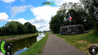 30 minutes Fat Burning Indoor Cycling Workout small Roads France Garmin 4K Video