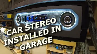 The Shop Stereo Project (Reusing Alpine Car Audio Equipment For The Garage)