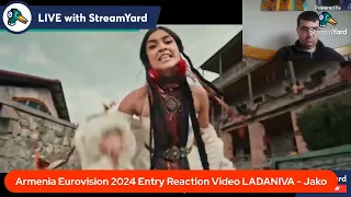 Armenia Eurovision 2024 Entry Reaction Video LADANIVA   Jako