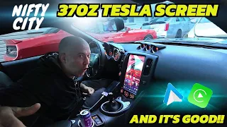 Putting a Nifty City 13.6" Tesla Screen in my Nissan 370Z