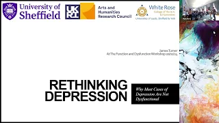 James Turner: Rethinking depression: Or why most cases of depression are not dysfunctional