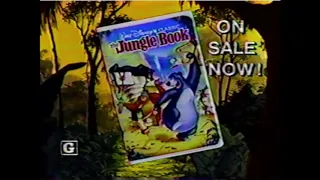 The Jungle Book on VHS, 1991