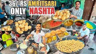 36/Rs Amritsari Nashta | Gian Di Lassi | Ram Di Hatti | Amritsar Street Food