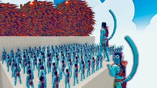 100x AVATAR + 1x GIANT VS EVERY GOD - Totally Accurate Battle Simulator TABS