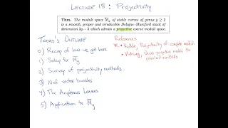 Lecture 18: Projectivity