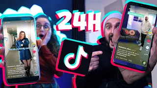 TIKTOK RENNEN! Wer kann in 24 Stunden bessere TikTok-Videos machen?Crazy Challenge Kaan VS Dania