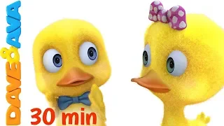 😋 Six Little Ducks | Nursery Rhymes and Kids Songs from Dave and Ava 😋