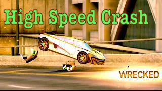 NFS No Limits High Speed Clear Audio Crash Compilation Wrecked | Android Gameplay | Funny ending