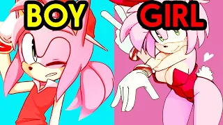 Sonic The Hedgehog ❤️ GenderBend MeMe ❤️ Edit ❤️