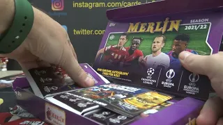 Lucky0128's 2021/22 Topps Chrome Merlin UEFA Champions League Soccer  3 Box Break