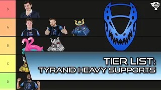 Top players rank Tyranid Heavy Support choices! (Tier List)