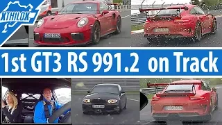 1st new GT3RS 991.2 on the rainy wet Nürburgring Nordschleife - Touristenfahrten