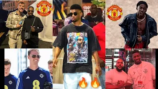 🔥See how Manchester United stars Mainoo, Hojlund,Onana,Amad Diallo etc doing off the pitch...