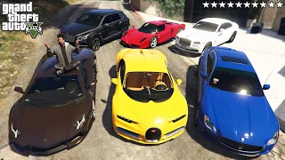 GTA 5 - Stealing Luxury Rappers Cars with Franklin! (Real Life Cars #20)