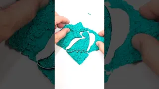 Kinetic sand Cutting ASMR SHAPES Satisfying Video #kineticsand #asmr #satisfying #shorts