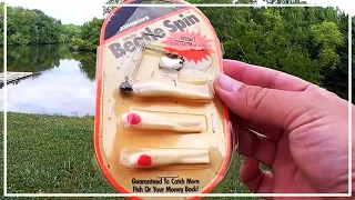 Bass fishing with a BEETLE SPIN and other Beginner Fishing Lures