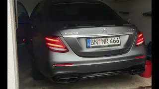 Mercedes-Benz E63S LOUD start up