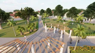 Design of a 2 acre park in a society