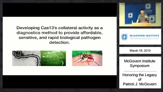 Feng Zhang, Advances in genome editing: McGovern Institute Syposium