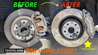 GR86 Budget Big Brake Kit Installed and Track Tested!