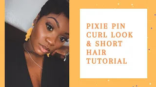 Tight Curls on Short Hair | Pixie Cut