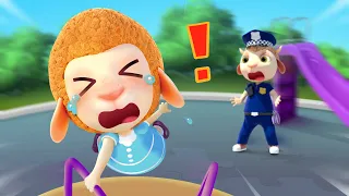 Very Fast Carousel !!! Stop it! Little Cop Try to Help | Funny Kids Songs + More Nursery Rhymes