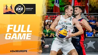 Lithuania 🇱🇹 vs France 🇫🇷 | Men | Semi-Finals | FIBA 3x3 Europe Cup 2023