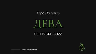 ДЕВА | Сентябрь 2022. Таро прогноз на месяц