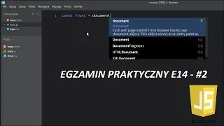 Kurs E14 - Praktyczne Przykłady #2