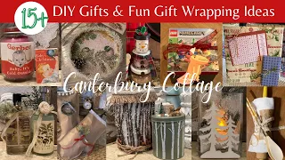 OVER 15 DIY GIFTS & FUN GIFT WRAPPING IDEAS