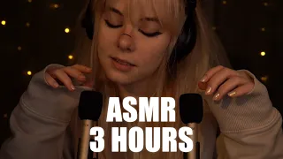 ASMR | 3 HOURS binaural Sleep Sounds - Scratching, Breathing, Tapping, Mic Blowing, Whispering