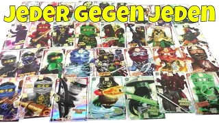 LEGO Ninjago Turnier / Jeder gegen jeden / Trading Card Game Serie 1, 2 und 3