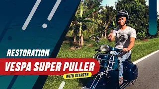 Vespa Super Puller 150cc With Starter Full Restoration