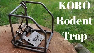 The KORO Rodent Snap Trap. Very Powerful - Ground Squirrels and a Smashed Finger