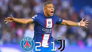 PSG 2 - 1 Juventus ● UCL 2022 | Extended Highlights & Goals