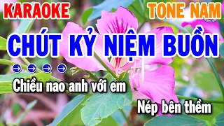 Chút Kỷ Niệm Buồn Karaoke Tone Nam ( Dm ) Nhạc Sống Cha Cha Hay | Thanh Hải Organ