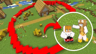 IF YOU LEAVE THE CIRCLE, YOU DIE   3 Days Survival in Minecraft