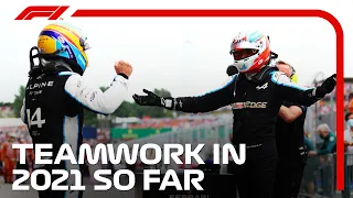 Best Moments Of Teamwork In The 2021 F1 Season (So Far...)