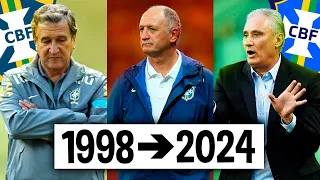 Assim foi a Passagem dos Últimos 10 Técnicos da Seleção 🇧🇷