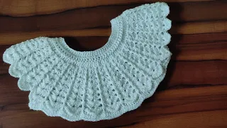 How to make crochet round yoke for top / sweater / frock  4 - 5 and 6 year/ any size