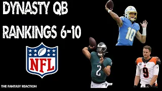 Dynasty QB Rankings 6-10! 2021 Fantasy Football