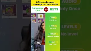 What is difference between IELTS and Language cert (ESOL)