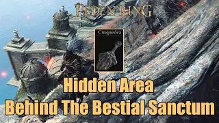 Elden Ring - Hidden Area Behind Bestial Sanctum - Cinquedea & Dragoncrest Shield Talisman