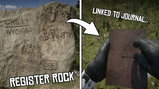 Red Dead Redemption 2 - The register rock explained !