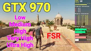Assassin's Creed Mirage | GTX 970 | FSR | All Settings | Performance Test
